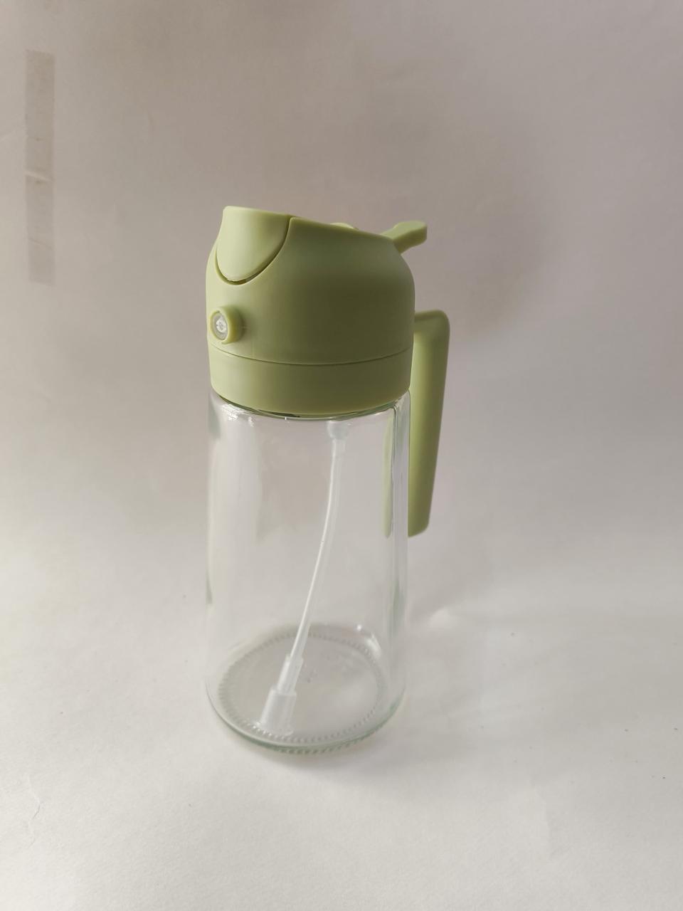 2-in-1 Oil Sprayer Bottle 500ml – Kitchen Oil Dispenser Spray & Pour